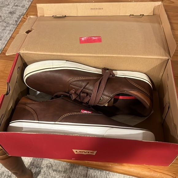 Levi's Casual Shoes Sneakers Ethan Napa dark brown nwt size 10.5 - Picture 9 of 12